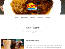 Tablet Screenshot of pams-kitchen.com